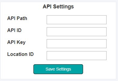 API Settings